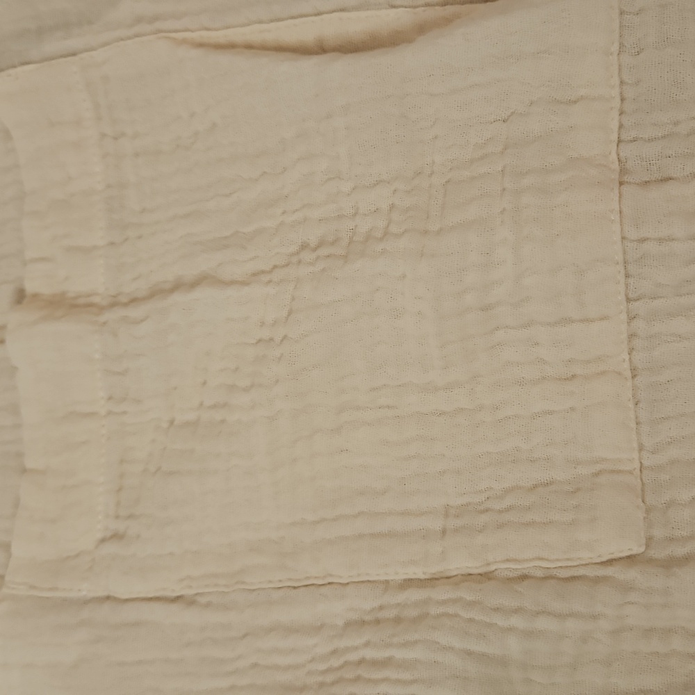 NWT ASOS DESIGN Button Down cheesecloth shirt Sz.12 - Picture 5 of 8